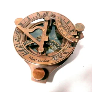 Antique Brass Sundial Compass – West London Edition