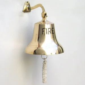 Solid Brass Ship Fire Bell – 6-Inch Nautical Décor Bell