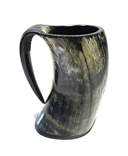 Viking Drinking Horn Beer Mug – Rustic Barware Accent
