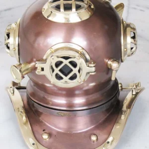 Brass Desktop Diver’s Helmet – Nautical Décor Piece