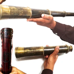 Rare Antique-Style Brass Spyglass Telescope – 32-Inch Explorer Edition
